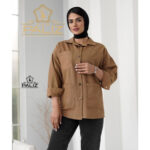 سفارش مانتو عمده سالی کتان کد 393- پالیز مانتو (3)