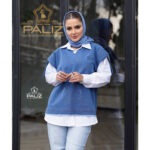 مانتو لی عمده مدل غزل جین 300 گرمی کد 377