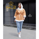 مانتو آرام تترون رنگی کد 622