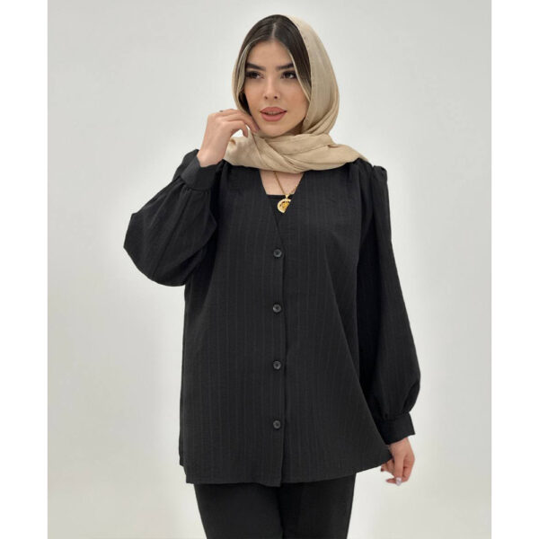 مانتو چشمک شانتون ژاکارد کد 1092