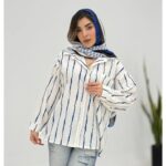 شومیز مونا اطلس پری کد 2126