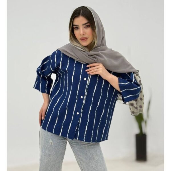 شومیز تاتیانا اطلس پری کد 2128