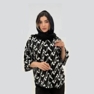 شومیز صبا الیزه چاپی کد 2123