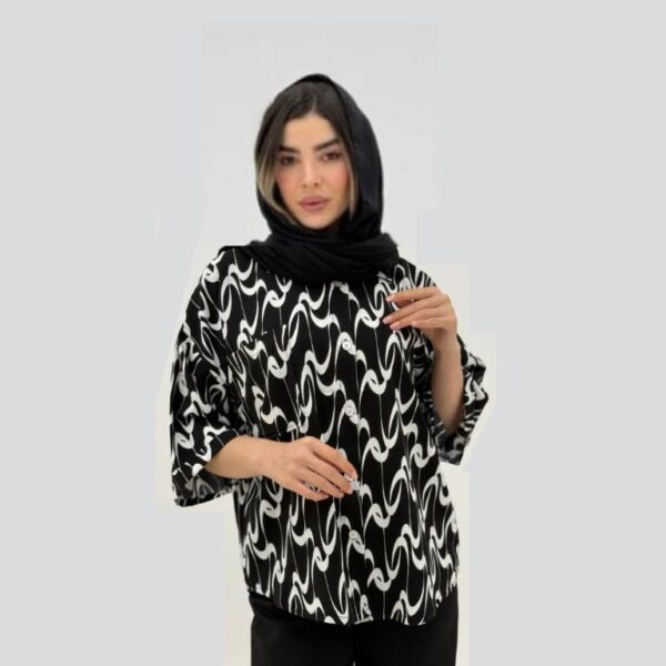 شومیز صبا الیزه چاپی کد 2123