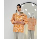 شومیز لاله ینزی گلدار کد 2098