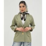 کت بنفشه لنین ژاکارد کد 2099