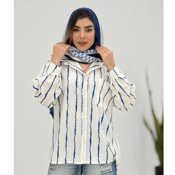 شومیز مونا اطلس پری کد 2126