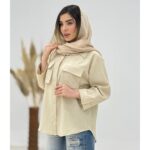 شومیز روبی شانتون زیپی کد 2107