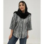 شومیز صبا جگوار آبشاری کد 2095