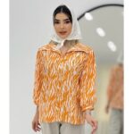 شومیز لاله ینزی گلدار کد 2098