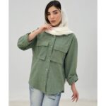 شومیز روبی شانتون زیپی کد 2107