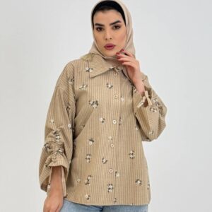 شومیز دیپلمات گلدار کد 100505