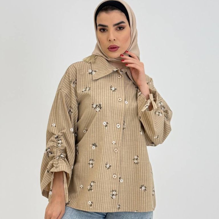 شومیز دیپلمات گلدار کد 100505