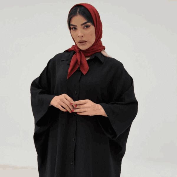 شومیز سانا کرسپو مشکی کد 300305