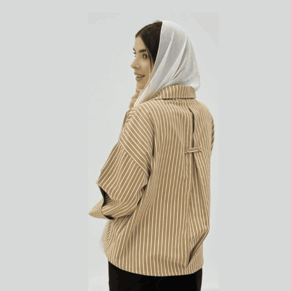 شومیز تافته پنبه چاپی کد 110305