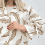 شومیز ینزی برگی کد 100205
