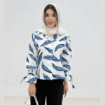 شومیز ینزی برگی کد 100205