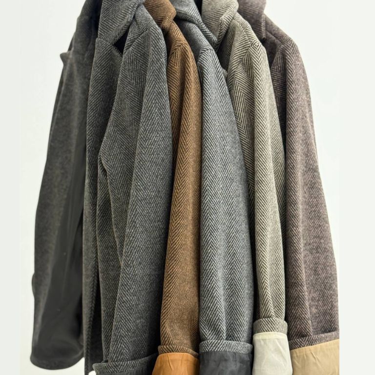 کت فرشته روناک جناغی آستر دار کد 0018