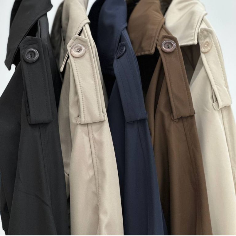 ترنچ کت سرین سانتانا کد 0041