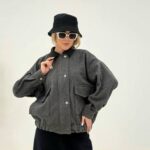 ترنچ کت سوین روناک جناغی و فوترکش کد 0080