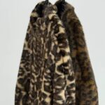 کت آپادانا خز پلنگی آستردار کد 0093