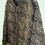 کت آهو روناک پلنگی آستردار کد 0097