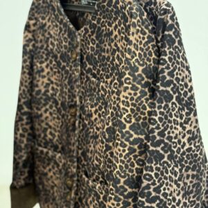 کت آهو روناک پلنگی آستردار کد 0097