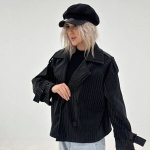 کت آریانا چرم 3 بعدی آستردار کد 0115