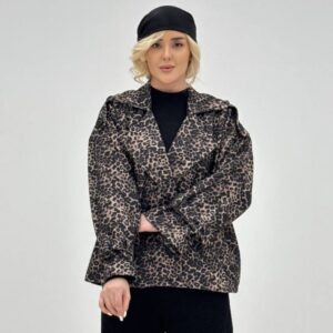 کت نورا روناک پلنگی آستردار کد 0119