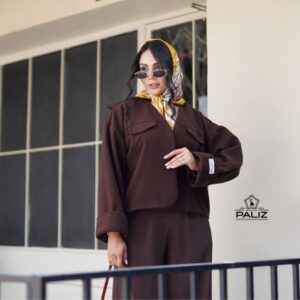 کراپ کت ترمه روناک آستردار کد 0129