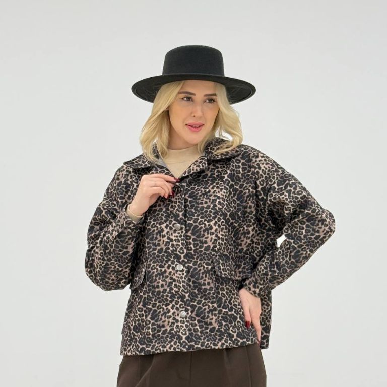 ترنچ کت ایفوریا روناک پلنگی کد 0131