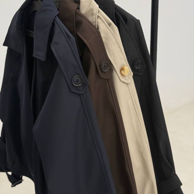 ترنچ کت سما سانتانا کجراه آستردار کد 0101