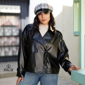 کت مرسا چرم آستردار کد 0114