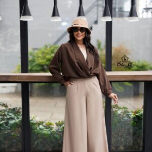 شومیز دافی کرپ جی 2 کد 0174