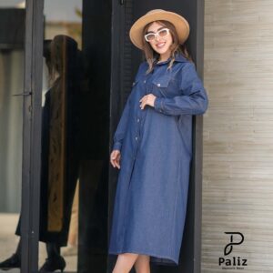مانتو لیلی جین کاغذی کد 0202
