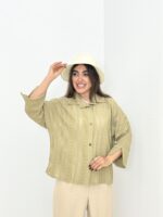 شومیز مدل گلی مراکشی -کد 0254 - Image 5