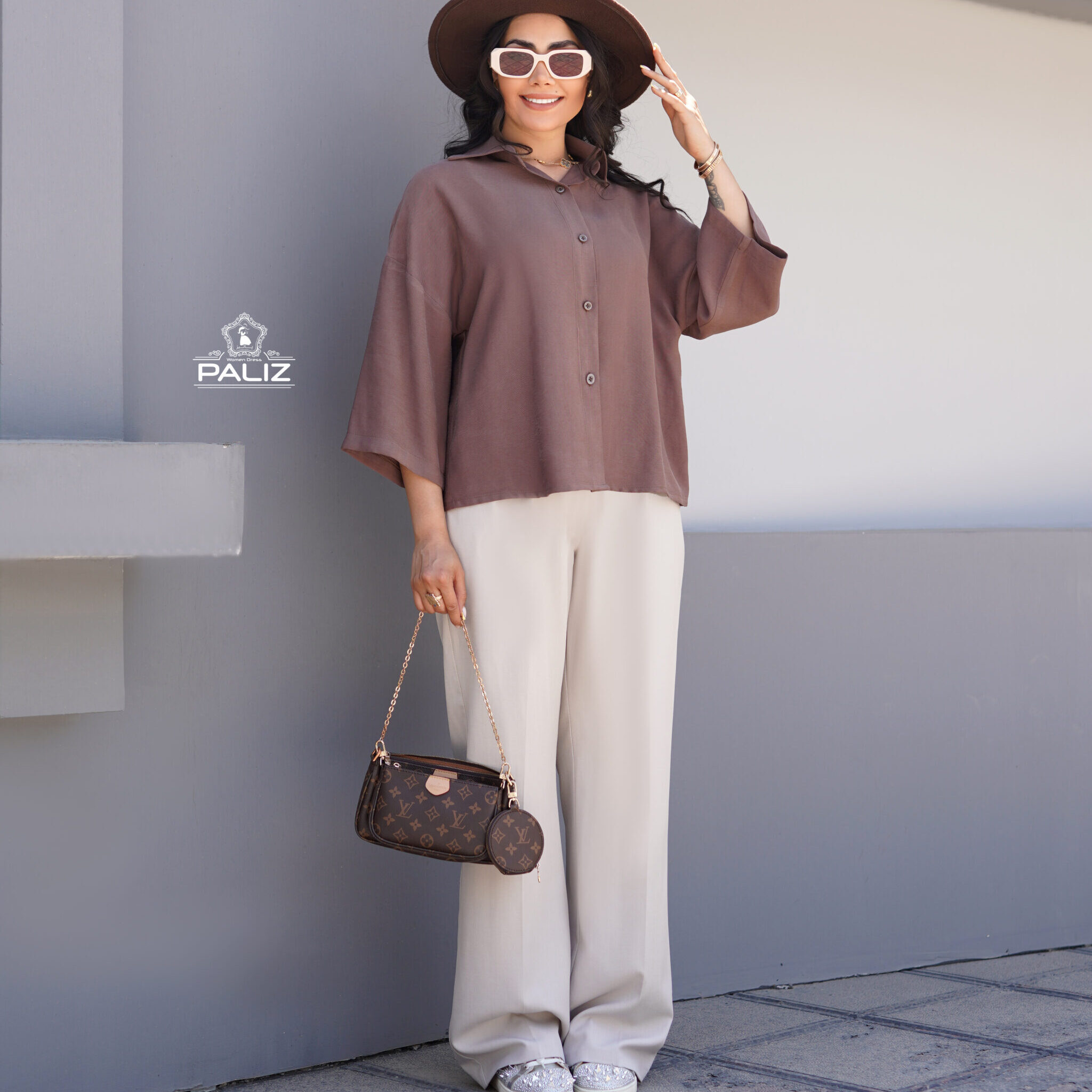 0286_4 شومیز مدل روشنک - کتان سیلک کد 0286