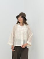 شومیز مدل فریال شیشه ای گلدار کد 0282 - Image 3