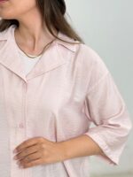شومیز یقه هاوایی ملینا - پری ایر - کد 0303