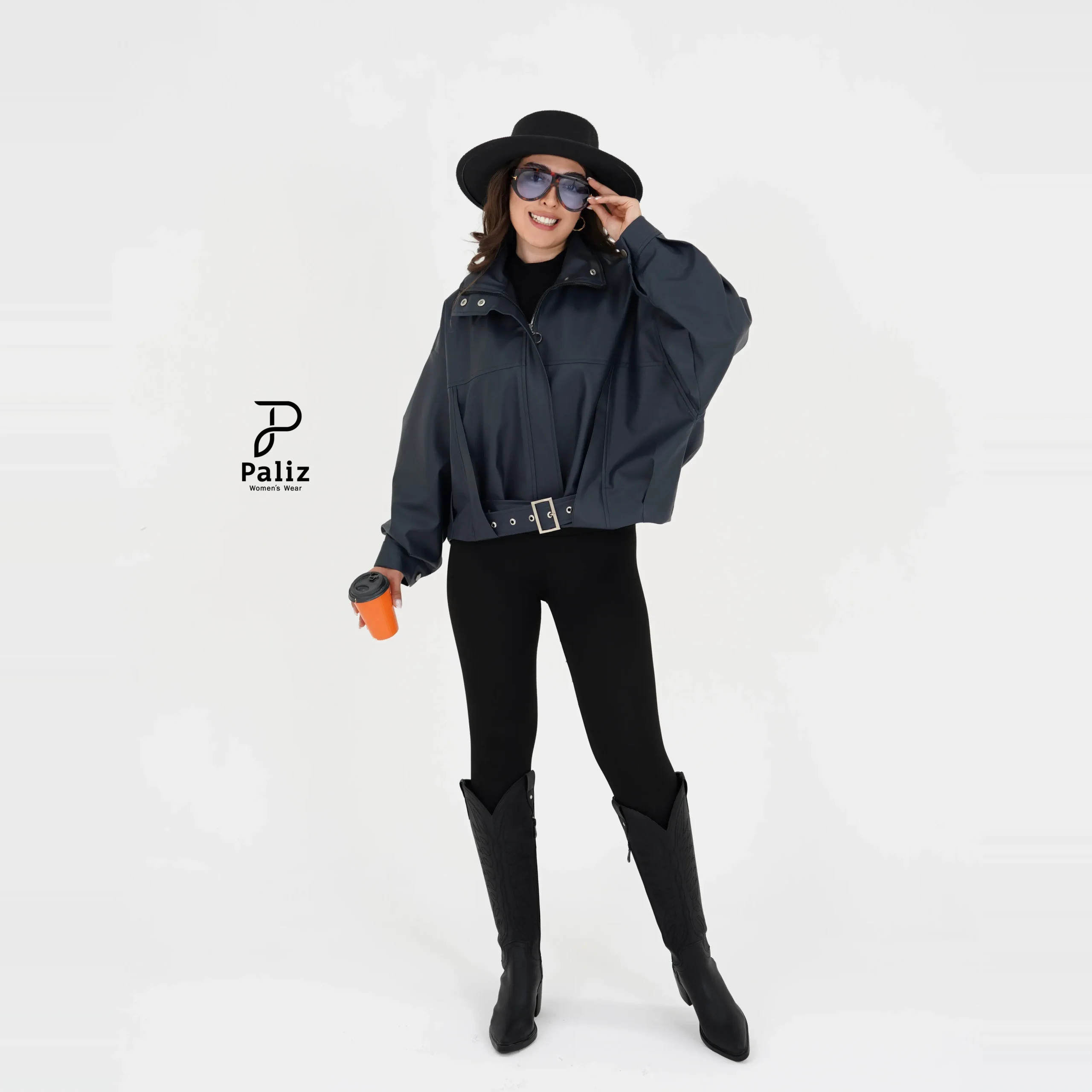 9010_2 شکت زنانه با جنس چرم مدل آناشید - کد 9010