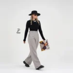 شلوار زنانه عمده با جنس روناک مدل رومینا -کد9022
