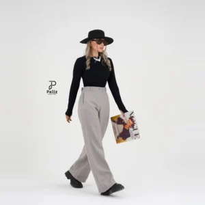 شلوار زنانه عمده با جنس روناک مدل رومینا -کد9022